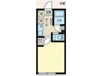 LUXE MAISON HEIAN(1K/3階)の間取り写真