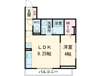 ア レーズ町田(1LDK/2階)の間取り写真