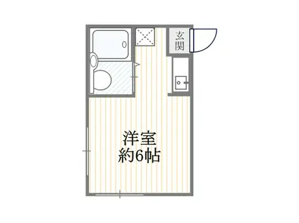 サクセス中十条(ワンルーム/2階)の間取り写真