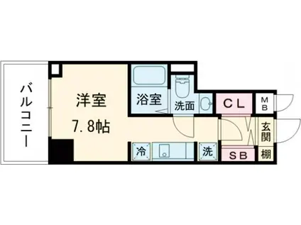 LE-LION大塚(ワンルーム/7階)の間取り写真