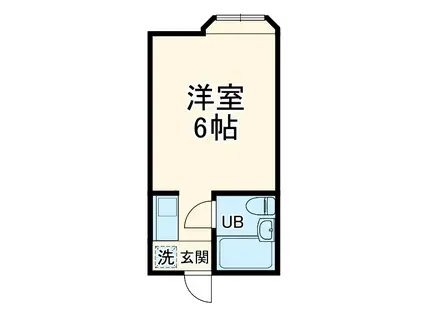 メゾンM&M(ワンルーム/1階)の間取り写真