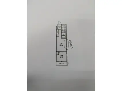 ALIVIS本八幡(1LDK/3階)の間取り写真