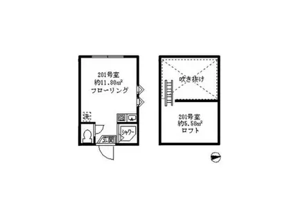 ソフィアオリーブ(ワンルーム/1階)の間取り写真