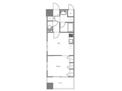 グリフィン横浜・日本大通(1DK/10階)の間取り写真