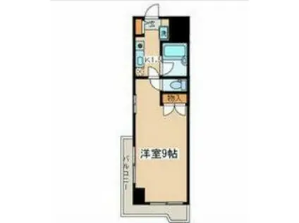 シンフォニア町田1(1K/1階)の間取り写真