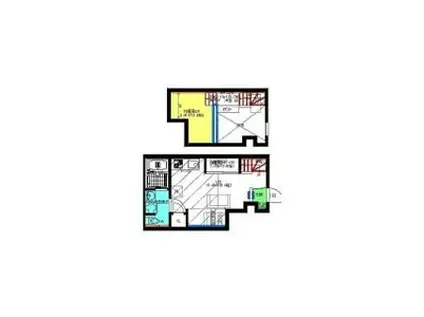 VELO SOTOYAMA(ワンルーム/1階)の間取り写真