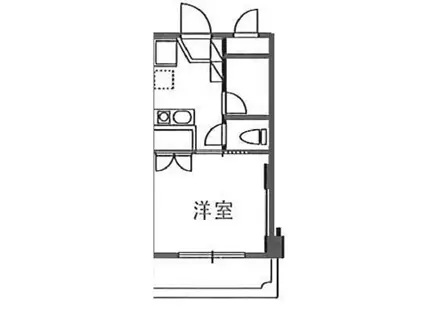 メゾンドプランタン(1K/2階)の間取り写真