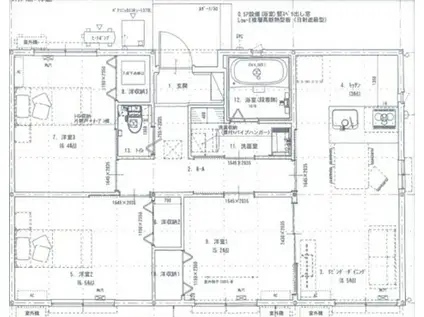 東海道本線 新居町駅 徒歩18分 2階建 新築(3LDK)の間取り写真