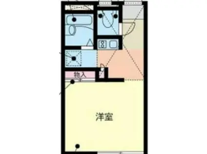 ポコアポコ(1K/1階)の間取り写真