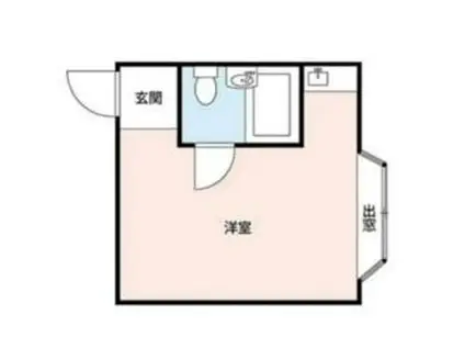 豊マンション(ワンルーム/2階)の間取り写真