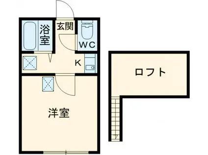 メゾン・ド・リヨン(1K/1階)の間取り写真