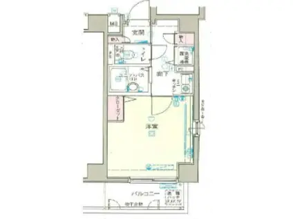 OLIO南阿佐ヶ谷(1K/5階)の間取り写真