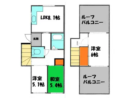 小路町セブンビル(3LDK/3階)の間取り写真
