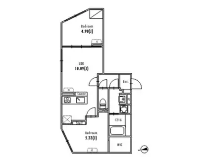 GRAN PASEO大森Ⅲ(2LDK/5階)の間取り写真