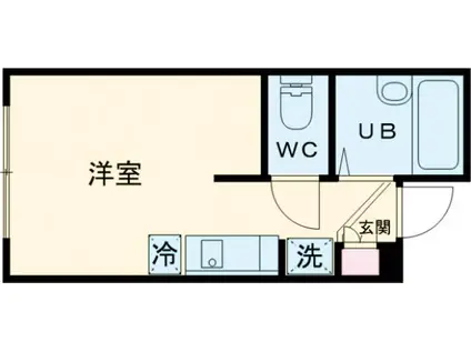 REBERTY板橋本町(ワンルーム/2階)の間取り写真
