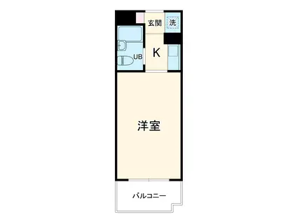 マリオン横浜第四花ノ木(ワンルーム/5階)の間取り写真