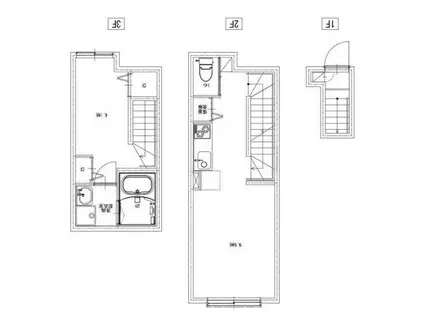 ソルナクレイシア荻窪Ⅲ(1DK/2階)の間取り写真