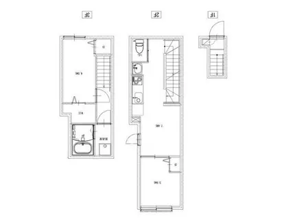 ソルナクレイシア荻窪Ⅲ(2LDK/2階)の間取り写真