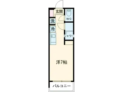 NOBLE MAISON SASAZUKA(ワンルーム/3階)の間取り写真