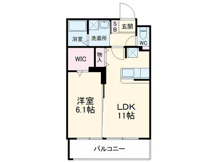 ARIETTA(1LDK/3階)の間取り写真