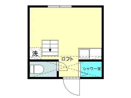 GRAND STUDIO 桜丘(ワンルーム/2階)の間取り写真