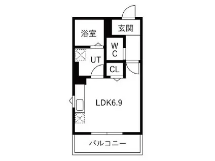ASOBI BASE 行徳駅前(ワンルーム/2階)の間取り写真