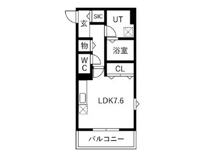ASOBI BASE 行徳駅前(ワンルーム/2階)の間取り写真