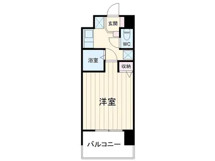 MOLLE相模大野(1K/4階)の間取り写真