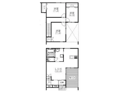ソラノア(3LDK)の間取り写真