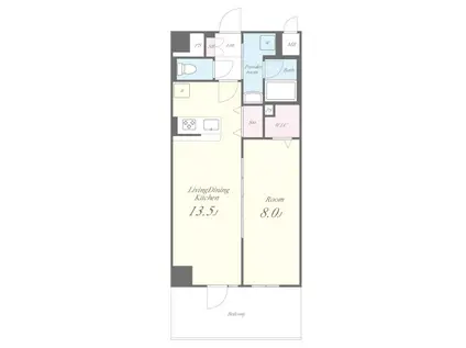 さがみLTレジデンス(1LDK/9階)の間取り写真