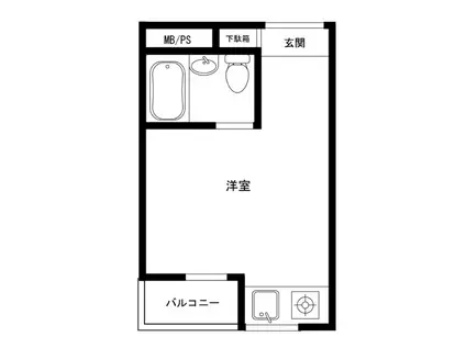 メゾン・ド・サントーレ(ワンルーム/5階)の間取り写真