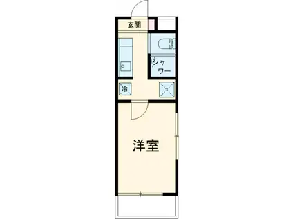 メゾンコバヤシ(1K/3階)の間取り写真