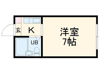 MAISON PROMINENCE(ワンルーム/2階)の間取り写真