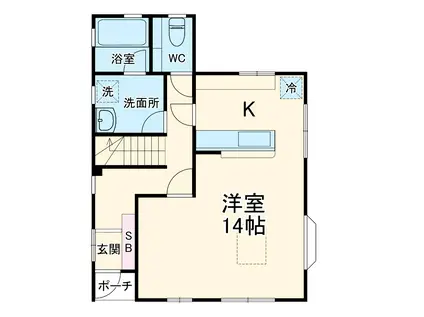 横浜線 淵野辺駅 徒歩8分 2階建 築30年(3LDK)の間取り写真