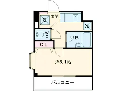 パルステージ西葛西(1K/7階)の間取り写真