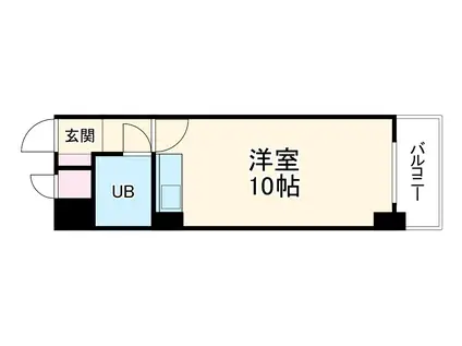 マイルド新大阪レジデンスⅠ(ワンルーム/7階)の間取り写真