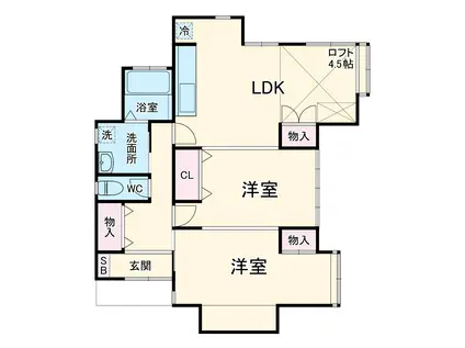 京浜東北・根岸線 山手駅 徒歩28分 1階建 築395年(2LDK)の間取り写真