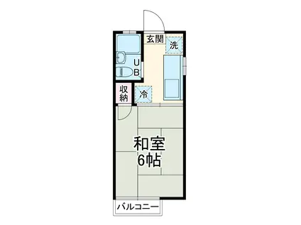 タイシン・ホーム(1K/1階)の間取り写真