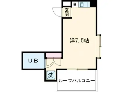 アーバンテラス上石神井(ワンルーム/7階)の間取り写真