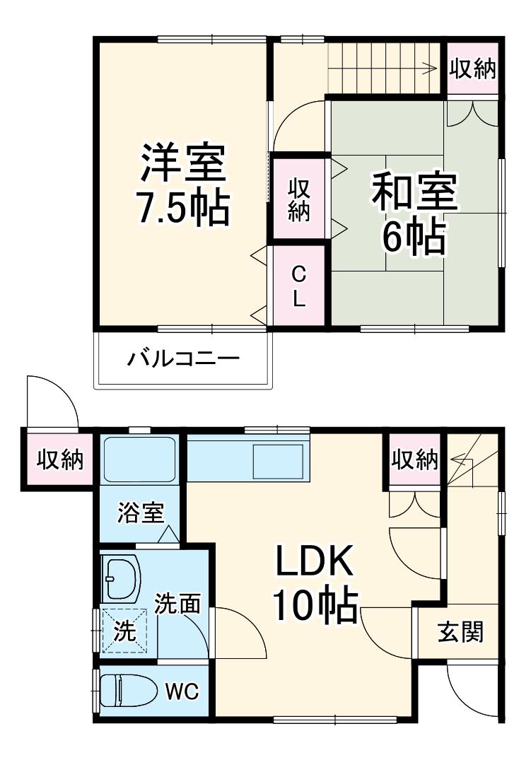 Lavender和合(2LDK)の間取り写真