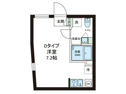 レピュア亀有レジデンス(ワンルーム/5階)の間取り写真