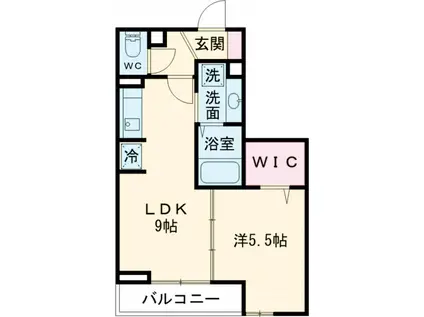 セレスティア東葛西Ⅱ(1LDK/3階)の間取り写真