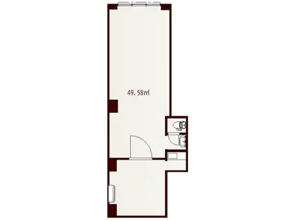 ブオナスタンザ新検見川(2DK/1階)の間取り写真