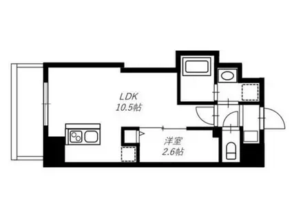 リヴシティ横濱末吉町弐番館(1LDK/10階)の間取り写真