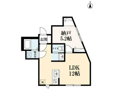 レガーレ新高円寺(ワンルーム/2階)の間取り写真