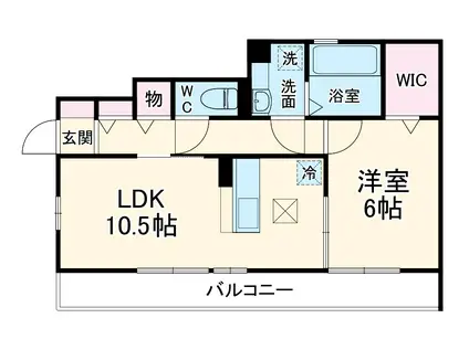 サンロイヤル 3(1LDK/1階)の間取り写真