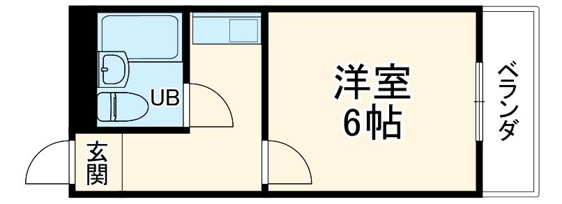 シャルムメゾン神崎(1K/3階)の間取り写真