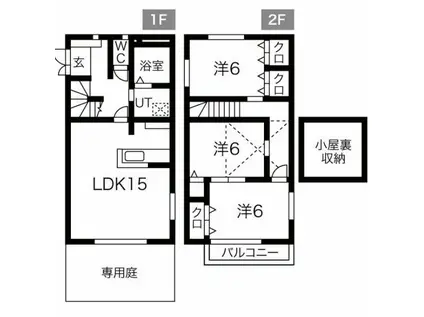 シェソワ八橋(3SLDK)の間取り写真
