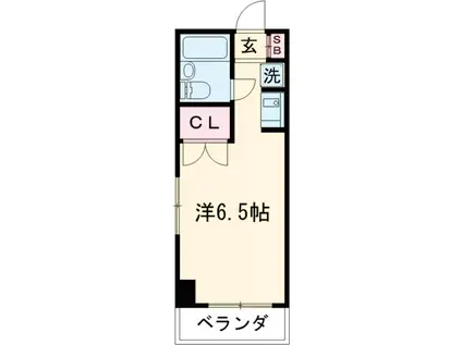 宮澤ビル(1K/3階)の間取り写真