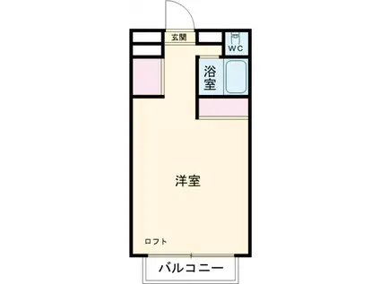グランドメゾン(ワンルーム/1階)の間取り写真